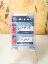 ANDREI MARKOV/MIKE KOMISAREK BE A PLAYER DUAL SIGNATURES 2008 09