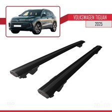 Barres De Toit Aluminium ACE-1 Pour VW Tiguan Allspace 2018-2023 - Gris - Charge 75kg