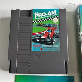 R.C. Pro-Am (Nintendo NES, 1988 PAL A) Racing Manual Included CIB Hang Tab