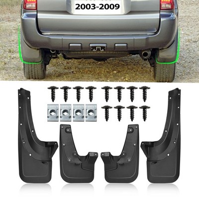 4pcs For Toyota 4Runner Limited SR5 2005-2009 Front+Rear Mud Flaps Splash Guards