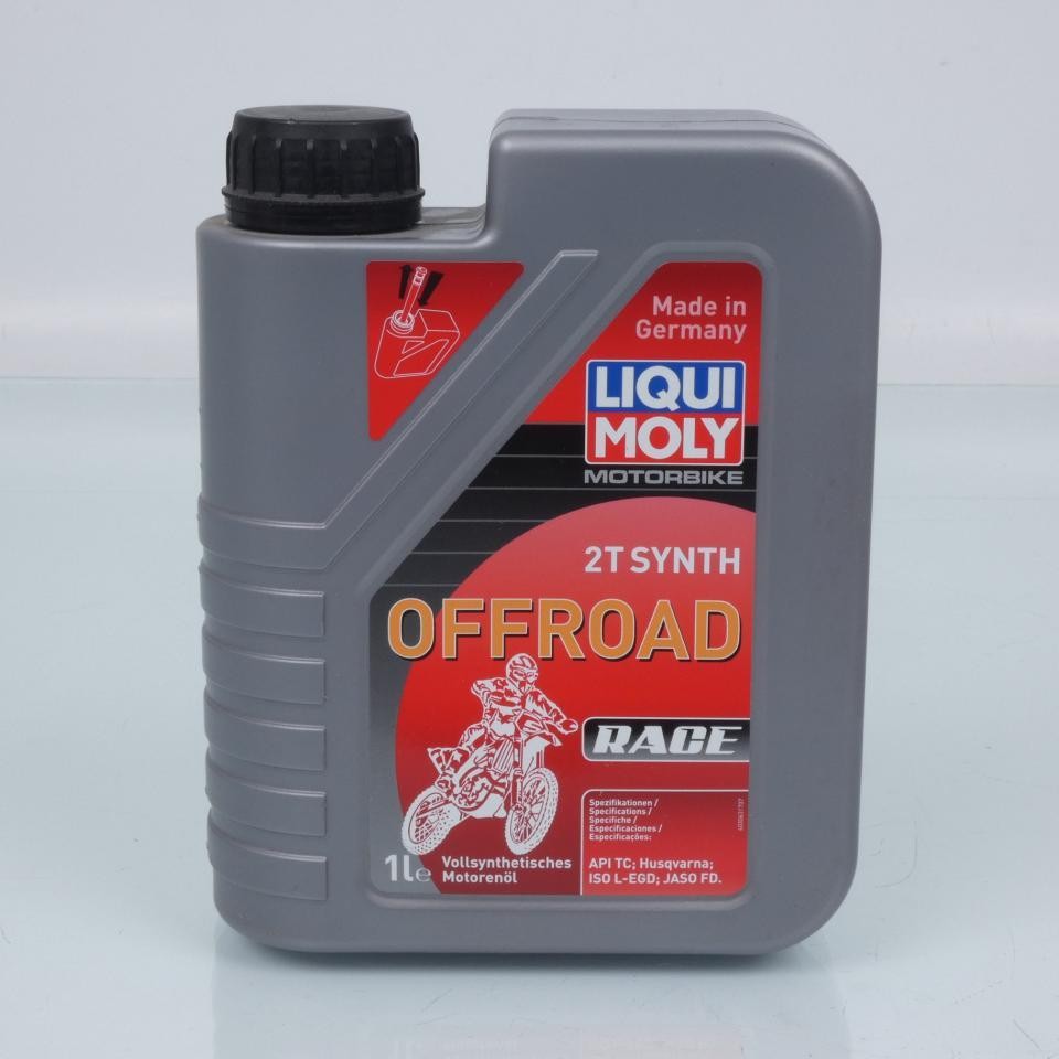 Lubrifiant 2T LIQUI MOLY Off Road réduit la fumée des motos cross