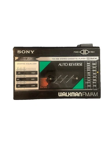 Sony Walkman WM-F18/F28 Portable Cassette Player AM/FM For Parts/Repair