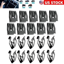 50Pcs Car Dashboard Trim Clips Metal Trim Retainer Car Dash Panel Retainer Clips