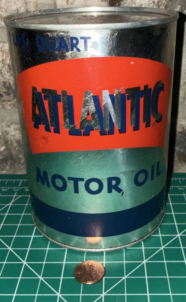 【USA vintage】Atlantic Oil Can オイル缶 店舗什器 Atlantic Oil Can for sale | eBay