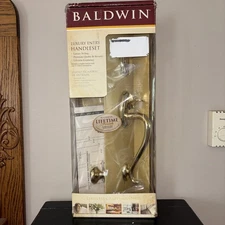Baldwin Premium Luxury Entry Handle Set Solid Brass 5315.003 Full Dummy Function