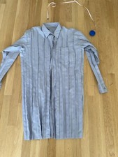 Auth. Vintage ISSEY MIYAKE Pleated Stitched Hems Sleeve Dress Shirt Size 4