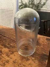 Vintage P.G. Co. Explosion Proof Glass Globe No chips/cracks, 6.75"H 3.25"D