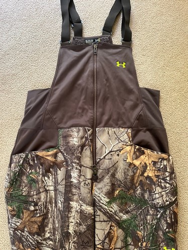 Mens Under Armour Storm 1 Stealth Fleece Realtree Xtra Camo Bibs 2XL - Picture 3 of 13
