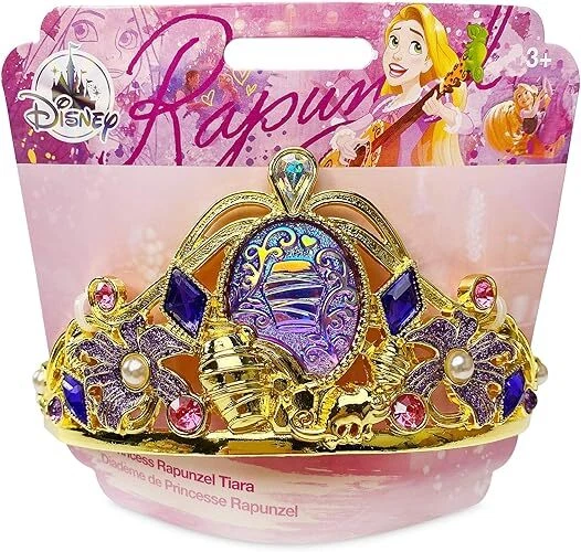 Disfraz de Rapunzel enredada de la tienda Disney tiara de metal con peines laterales Foto 3 de 4