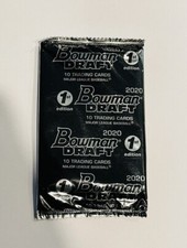 2020 Bowman Draft 1st First Edition Baseball Sealed Hobby Pack Jordan Walker RC