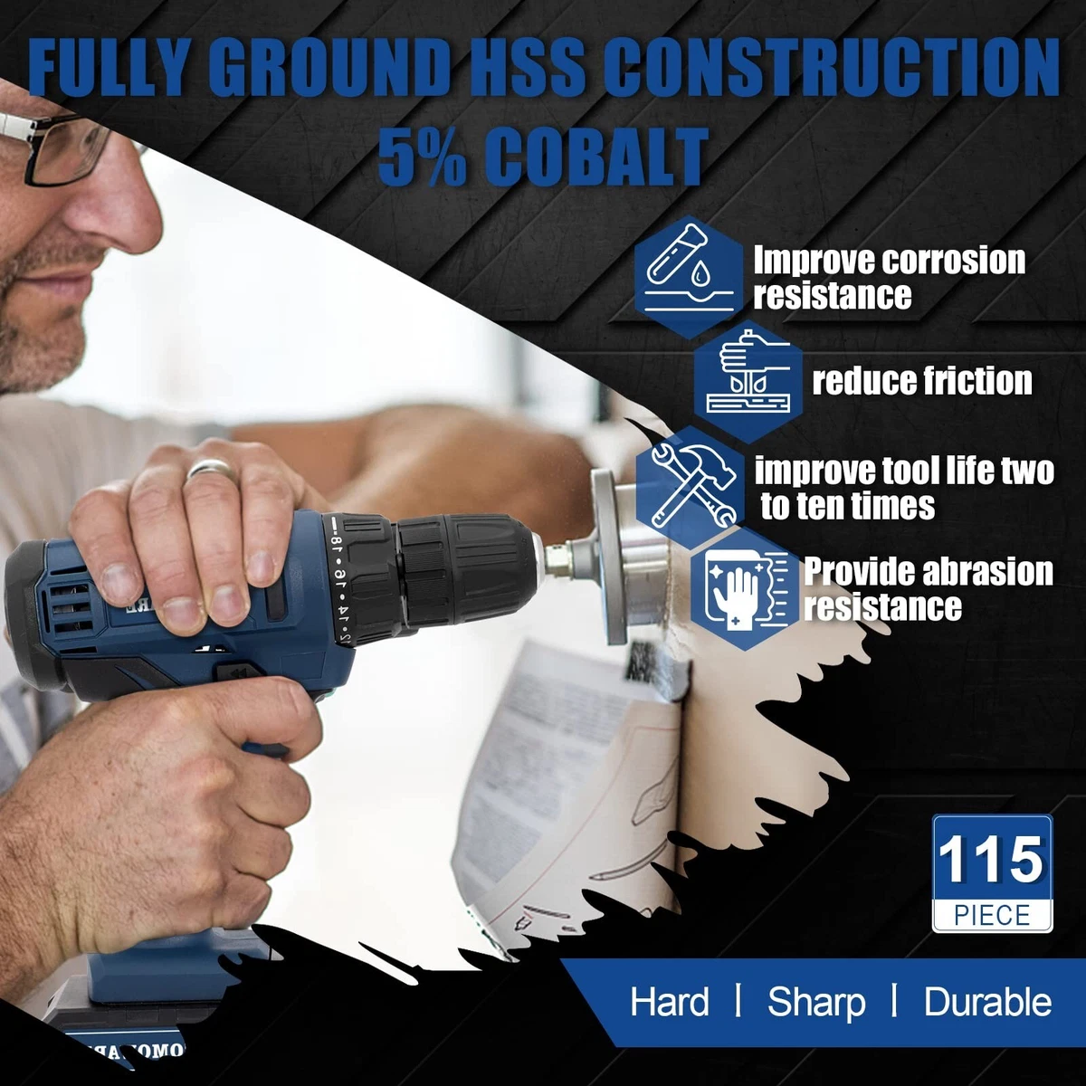 Comoware drill outlet bit set