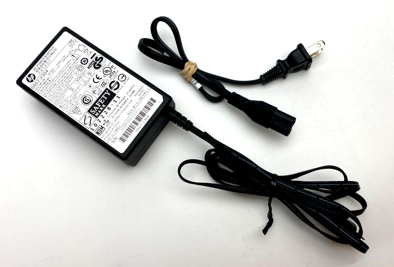 GENUINE HP POWER SUPPLY 09572304 AC ADAPTER PHOTOSMART 7520/7525