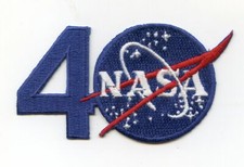 NASA 40th Anniversary Patch with Meatball Emblem - FREE Shipping from U.S.