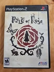 Rule of Rose PS2 Atlus USA Complete CIB w/ Manual + Reg Card RARE AUTHENTIC