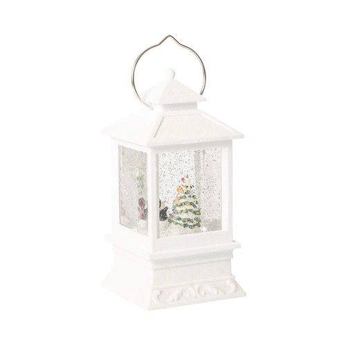 Roman Inc. LED Lantern with Snowman Winter Scene - Thumbnail 3