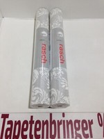 Vliestapete Rasch 2X 570625 (2Rollen) Ornament Creme Grau Glanz Restposten