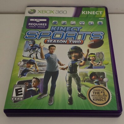 Kinect Sports Season Two 2 (Microsoft Xbox 360, 2011) CIB Complete with Manual