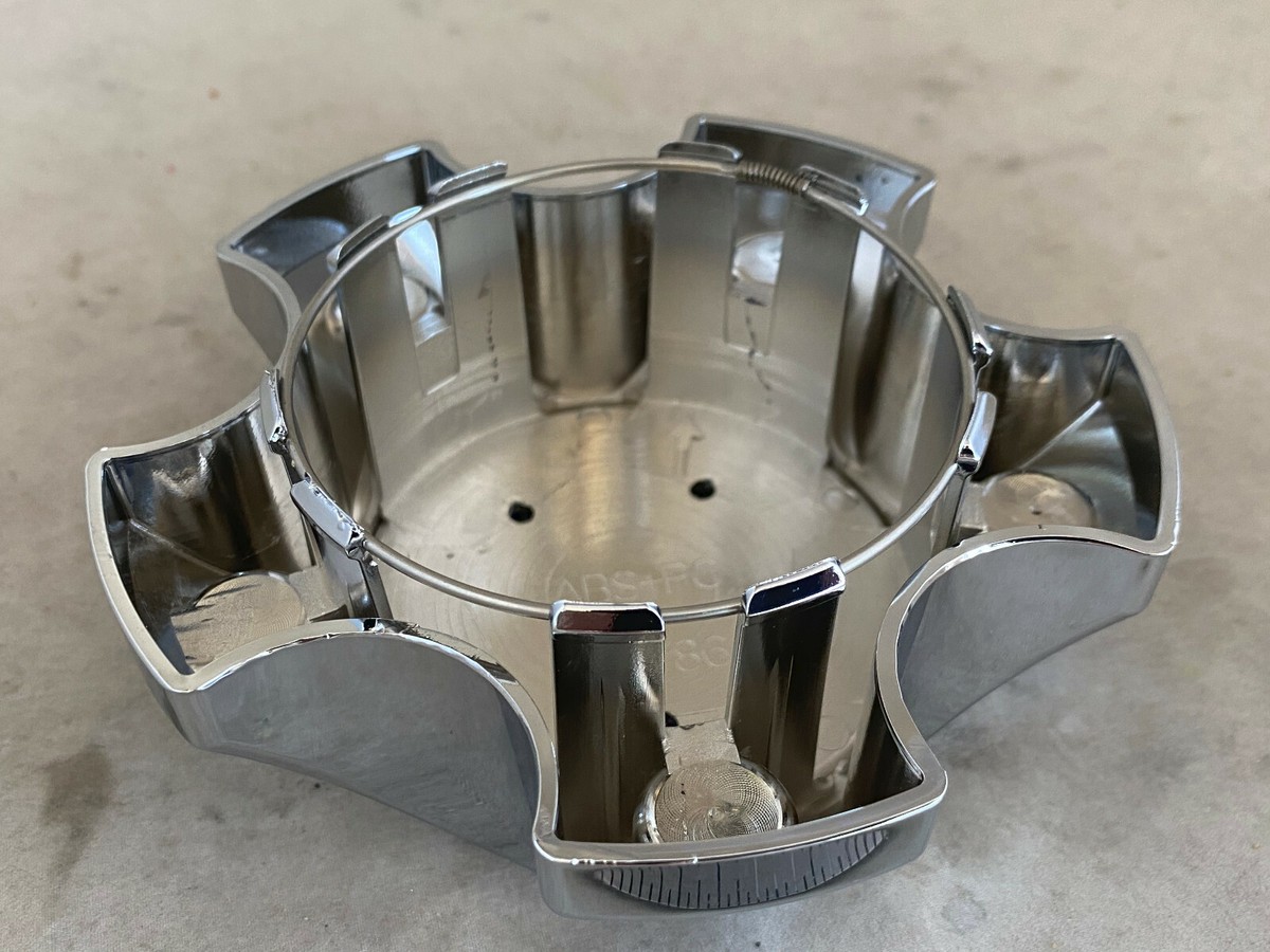 MB Motoring CHROME Wheel Rim Snap-In Hub Cover Center Cap BC
