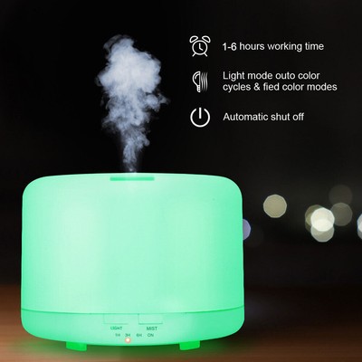 500ml Essential Oil Aroma Diffuser for Large Room Air Humidifier, Air Purifier