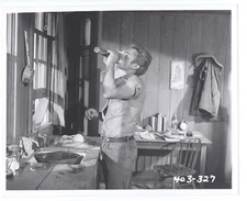 James Dean 1956 Giant Original 8x10 DRINKING Liquor