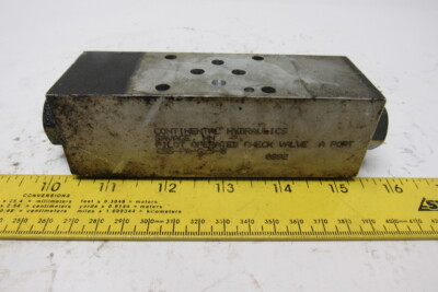Continental Hydraulics C5S-PA-G-S-B Pilot Operated Check Valve Sandwich Module