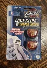 NEW 2012 Lebron James Cleveland Cavaliers #23 Road Jersey Shoe Lace Clips NBA