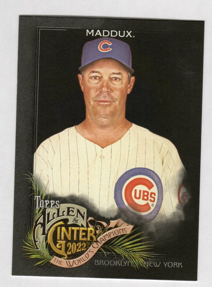 2022 Topps Allen & Ginter X Greg Maddux #40 Chicago Cubs