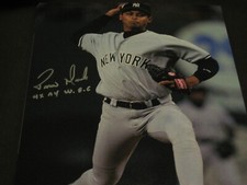 5X WORLD SERIES CHAMPION YANKEE RAMIRO MENDOZA AUTOGRAPHED INSCRIBED PHOTO COA