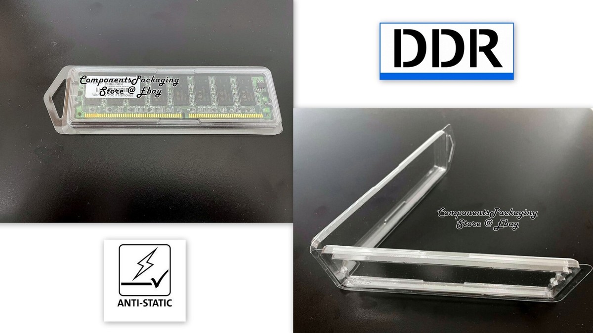 ZMAX Pakket lade met deksel geschikt 50 stuks lange DIMM (DDR, DDR2