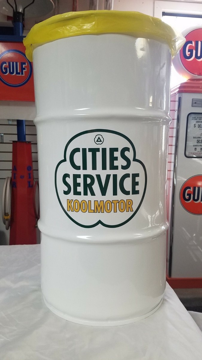 CITIES SERVICE 40S 50S 60S VINTAGE GAS STATION STYLE 16 GALLON