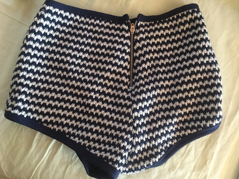 Pantalones Cortos Cooperativos Talla S Cremallera 100% Sintéticos Nuevos Azul Marino Longitud 9.5” #47 Foto 4 de 4