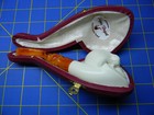 Meerschaum Skull Pipe Unused with Case — photo 6
