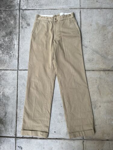 Vintage 1940s/1950s Military Khaki Officer’s Chino