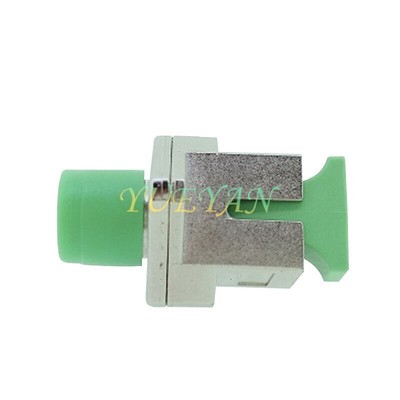 10 PCS Metal Section of FC Female to SC Female APC Fiber Flange Adapter