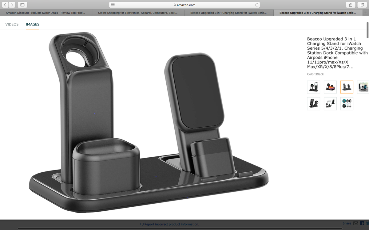 Amazon Beacoo Beacoo Upgraded In Charging Stand For IWatch