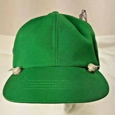 Vintage Novelty trucker hat built in Transistor Radio hat CAP ANTIQUE 1980 buds