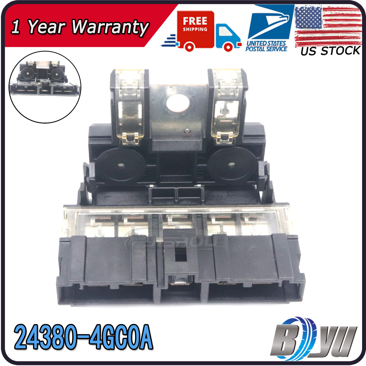 NEW Fusible Fuselink Battery Fuse for Nissan Altima Titan 24380-4GC0A 243804GC0A