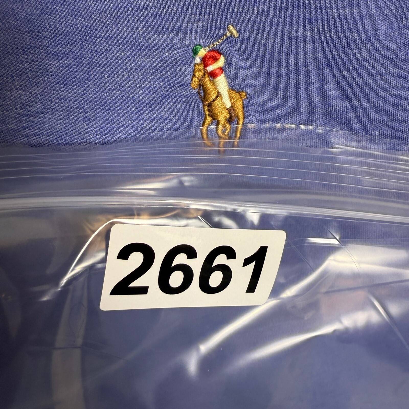 Polo Ralph Lauren vestibilità classica blu camicia cotone carne pony uomo taglia large preppy