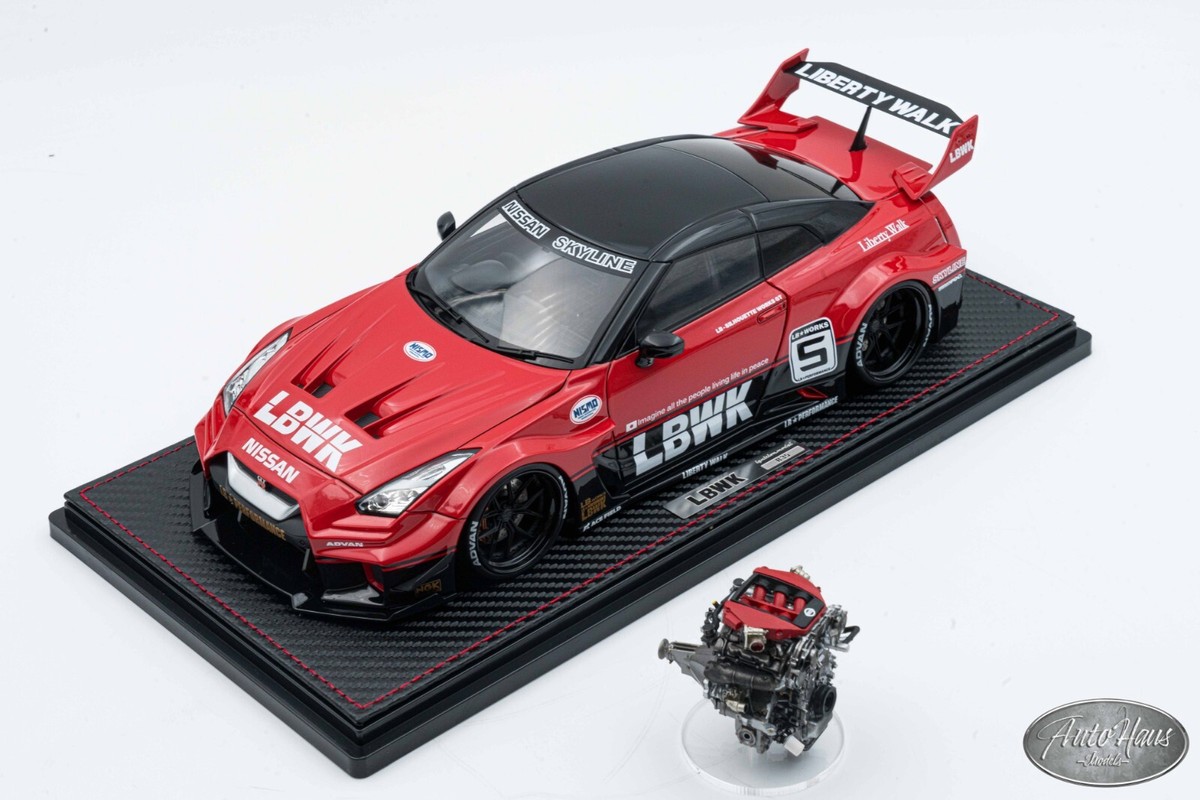 模型製作用品 1/18 LB-Silhouette WORKS 35GT-RR Amazon.com: 35GT-RR Ver.1 LB-Silhouette Works GT #5 RHD