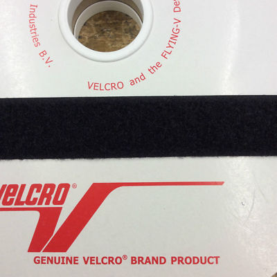VELCRO  Marke, selbstklebend 25 mm schwarz-weiß und 20 mm breit marine