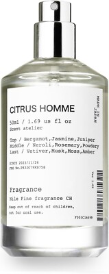 NILE Fine Fragrance CH CITRUS HOMME For Men's Women's 50ml | eBay