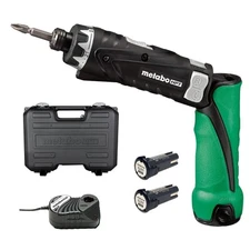 Metabo Hpt 3.6v Cordless Screwdriver Kit | 2 Lithium-ion Batteries | Led Light |