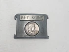 1963 FRANKLIN SILVER HALF DOLLAR BELT BUCKLE "Key Koins" As Is  1977 Ehull