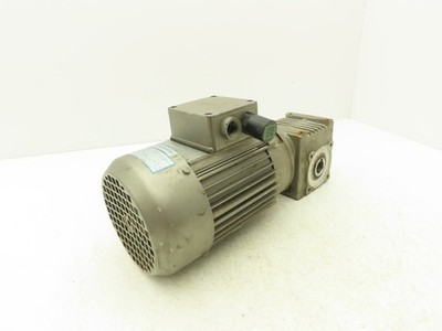 Schubert 4DF71C-4 Gearmotor 30:1 Ratio .37kw 230/460V 3PH 22mm Hollow Shaft