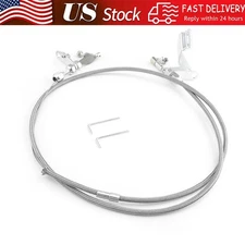 Kickdown Cable Kit For 727 Torqueflite Mopar Dodge Chrysler Stainless GEARZAAR