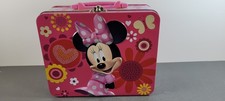Disney Minnie Mouse Metal Lunch Box Tin Box Very Clean No Date or Thermos