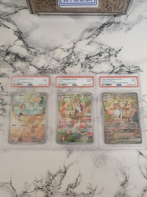 Pokemon TCG Ralts 211 Kirlia 212 Gardevoir EX Scarlet and Violet Sequentia PSA 9