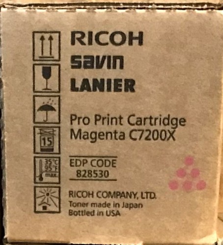 Genuine Ricoh 828530 Magenta Toner Cartridge For C7200X - 第 1/3 張圖片