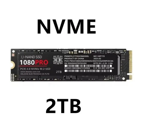 SSD Interno 2TB NVMe PCIe 5.0/4.0 M.2 per Espansione Memoria PS5 e PC