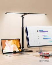LED Desk Lamp for Office Home, Height Adjustable Architect Desk Light Black